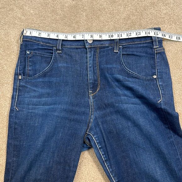 Pilcro Superscript High Rise Blue Denim Jeans Women Size 31 - Picture 6 of 9